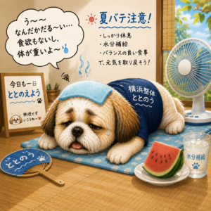横浜整体ととのうが紹介する夏バテ対策と水分補給・休息のポイント